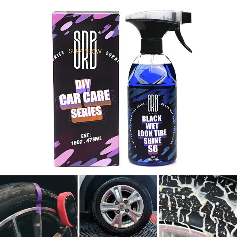 Black Wet Look Tire Shine